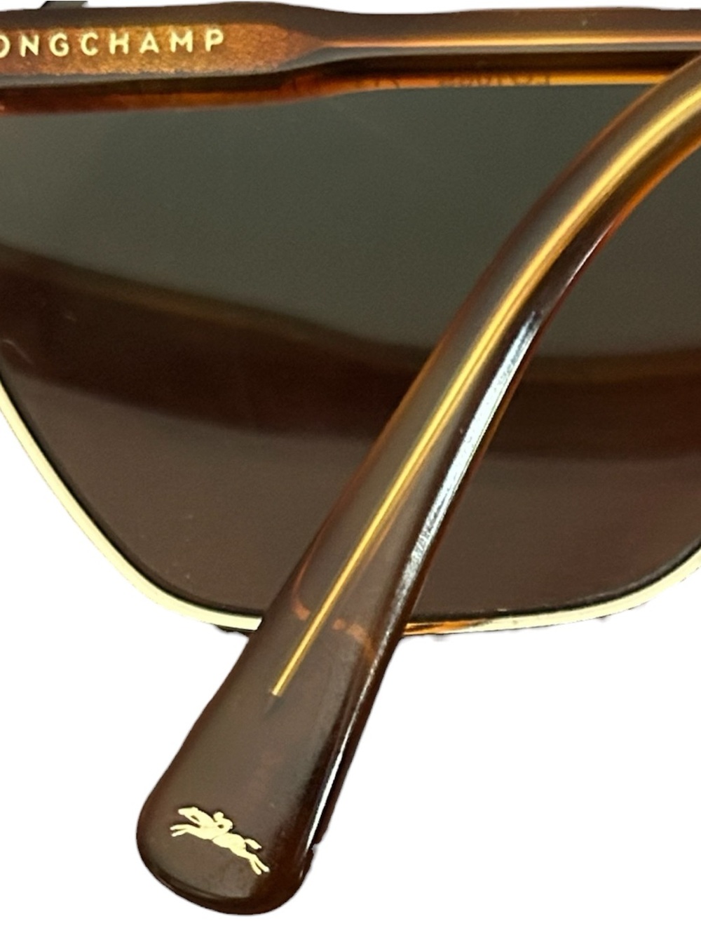 Longchamp SUNGLASSES LO106S OCTAGON 57-18 in a Tory Burch Case - Picture 5 of 7